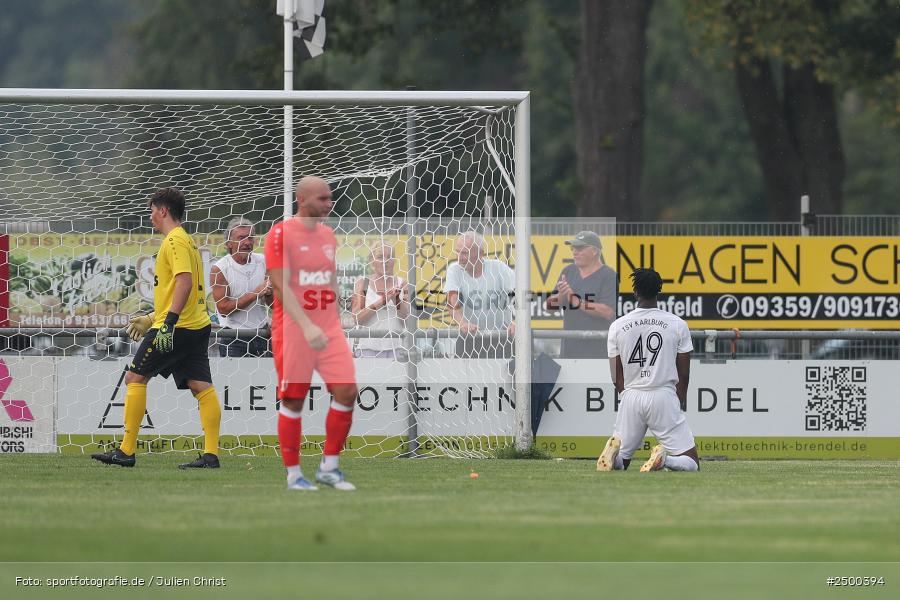 sport, action, TuS 1893 Aschaffenburg-Leider, TUS, TSV Karlburg, TSV, Landesliga Nordwest, Karlburg, Fussball, Fundamentum Sportpark, BFV, 6. Spieltag, 15.08.2025 - Bild-ID: 2500394