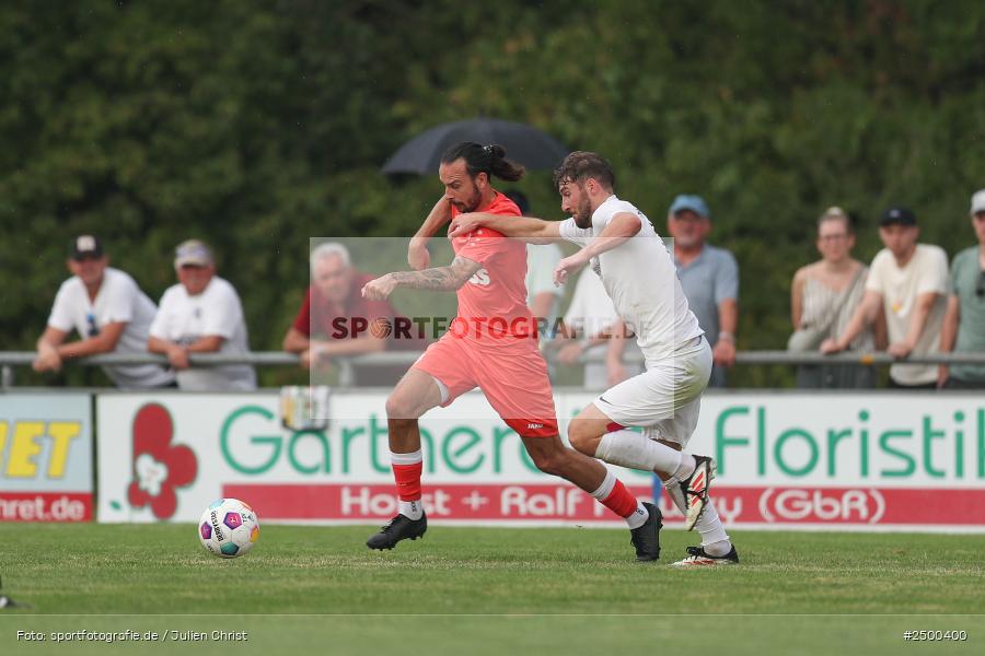 sport, action, TuS 1893 Aschaffenburg-Leider, TUS, TSV Karlburg, TSV, Landesliga Nordwest, Karlburg, Fussball, Fundamentum Sportpark, BFV, 6. Spieltag, 15.08.2025 - Bild-ID: 2500400