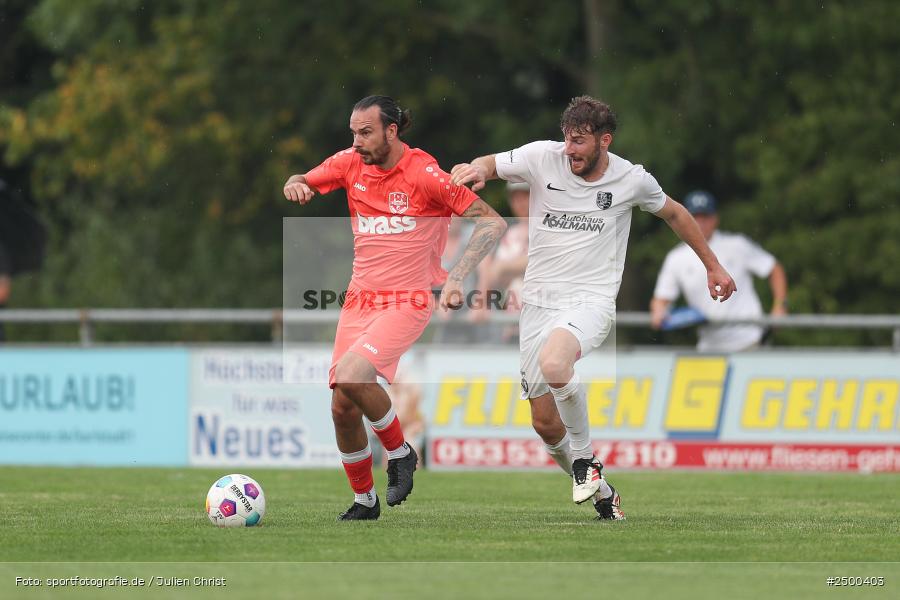 sport, action, TuS 1893 Aschaffenburg-Leider, TUS, TSV Karlburg, TSV, Landesliga Nordwest, Karlburg, Fussball, Fundamentum Sportpark, BFV, 6. Spieltag, 15.08.2025 - Bild-ID: 2500403