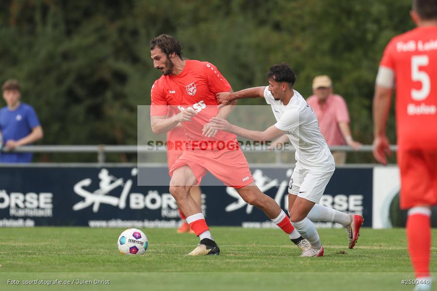 sport, action, TuS 1893 Aschaffenburg-Leider, TUS, TSV Karlburg, TSV, Landesliga Nordwest, Karlburg, Fussball, Fundamentum Sportpark, BFV, 6. Spieltag, 15.08.2025 - Bild-ID: 2500446