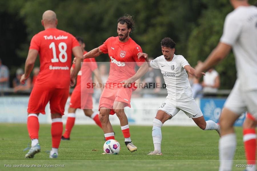 sport, action, TuS 1893 Aschaffenburg-Leider, TUS, TSV Karlburg, TSV, Landesliga Nordwest, Karlburg, Fussball, Fundamentum Sportpark, BFV, 6. Spieltag, 15.08.2025 - Bild-ID: 2500448
