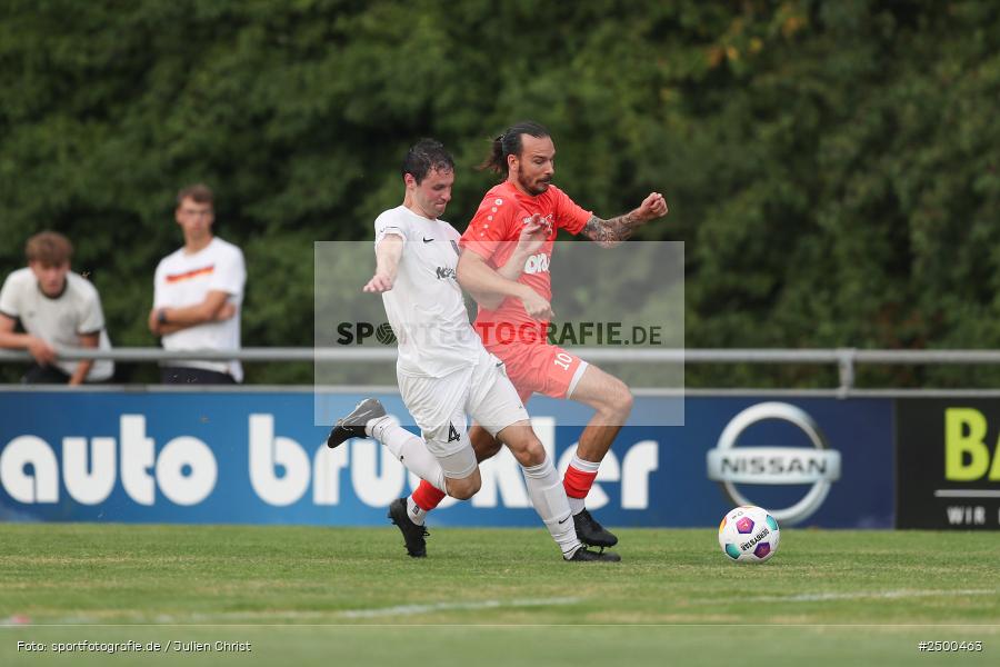 sport, action, TuS 1893 Aschaffenburg-Leider, TUS, TSV Karlburg, TSV, Landesliga Nordwest, Karlburg, Fussball, Fundamentum Sportpark, BFV, 6. Spieltag, 15.08.2025 - Bild-ID: 2500463