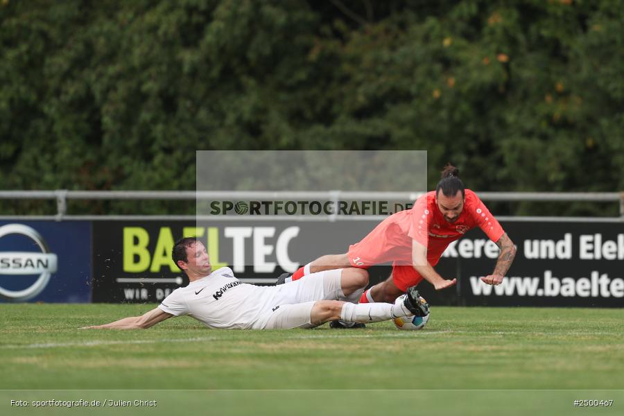 sport, action, TuS 1893 Aschaffenburg-Leider, TUS, TSV Karlburg, TSV, Landesliga Nordwest, Karlburg, Fussball, Fundamentum Sportpark, BFV, 6. Spieltag, 15.08.2025 - Bild-ID: 2500467