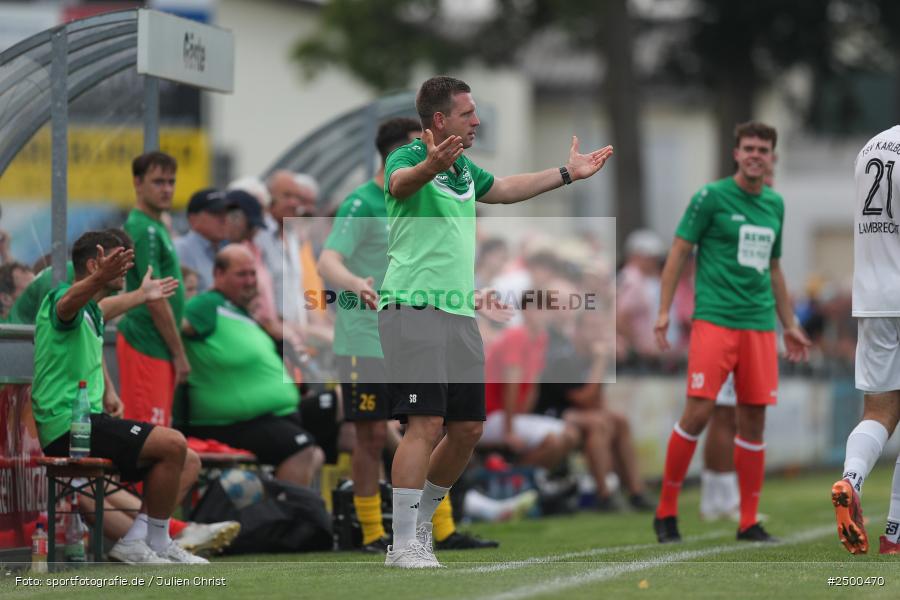 sport, action, TuS 1893 Aschaffenburg-Leider, TUS, TSV Karlburg, TSV, Landesliga Nordwest, Karlburg, Fussball, Fundamentum Sportpark, BFV, 6. Spieltag, 15.08.2025 - Bild-ID: 2500470