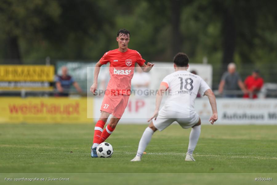 sport, action, TuS 1893 Aschaffenburg-Leider, TUS, TSV Karlburg, TSV, Landesliga Nordwest, Karlburg, Fussball, Fundamentum Sportpark, BFV, 6. Spieltag, 15.08.2025 - Bild-ID: 2500481