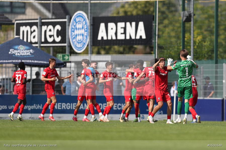 Mairec Arena, Alzenau, 16.08.2025, sport, action, RL, Fussball, 3. Spieltag, Regionalliga Südwest, SCF, FCB, SC Freiburg II, FC Bayern Alzenau - Bild-ID: 2500549 Mairec Arena, Alzenau, 16.08.2025, sport, action, RL, Fussball, 3. Spieltag, Regionalliga Südwest, SCF, FCB, SC Freiburg II, FC Bayern Alzenau - Bild-ID: 2500549