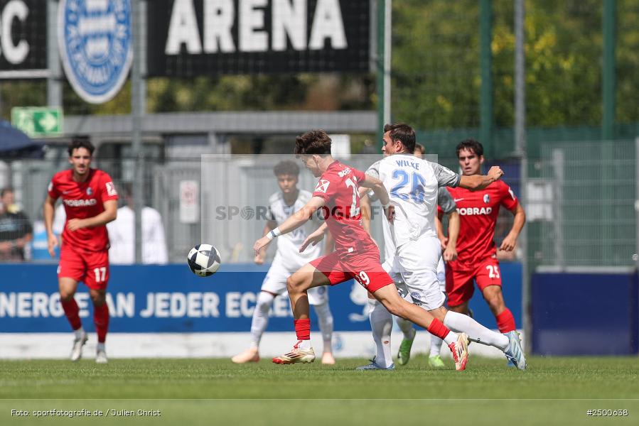 sport, action, SCF, SC Freiburg II, Regionalliga Südwest, RL, Mairec Arena, Fussball, FCB, FC Bayern Alzenau, Alzenau, 3. Spieltag, 16.08.2025 - Bild-ID: 2500638 sport, action, SCF, SC Freiburg II, Regionalliga Südwest, RL, Mairec Arena, Fussball, FCB, FC Bayern Alzenau, Alzenau, 3. Spieltag, 16.08.2025 - Bild-ID: 2500638