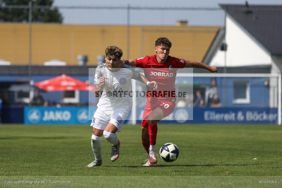 sport, action, SCF, SC Freiburg II, Regionalliga Südwest, RL, Mairec Arena, Fussball, FCB, FC Bayern Alzenau, Alzenau, 3. Spieltag, 16.08.2025 - Bild-ID: 2501003 sport, action, SCF, SC Freiburg II, Regionalliga Südwest, RL, Mairec Arena, Fussball, FCB, FC Bayern Alzenau, Alzenau, 3. Spieltag, 16.08.2025 - Bild-ID: 2501003