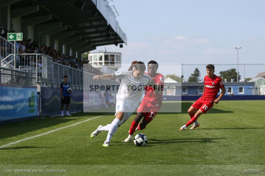 sport, action, SCF, SC Freiburg II, Regionalliga Südwest, RL, Mairec Arena, Fussball, FCB, FC Bayern Alzenau, Alzenau, 3. Spieltag, 16.08.2025 - Bild-ID: 2501027 sport, action, SCF, SC Freiburg II, Regionalliga Südwest, RL, Mairec Arena, Fussball, FCB, FC Bayern Alzenau, Alzenau, 3. Spieltag, 16.08.2025 - Bild-ID: 2501027