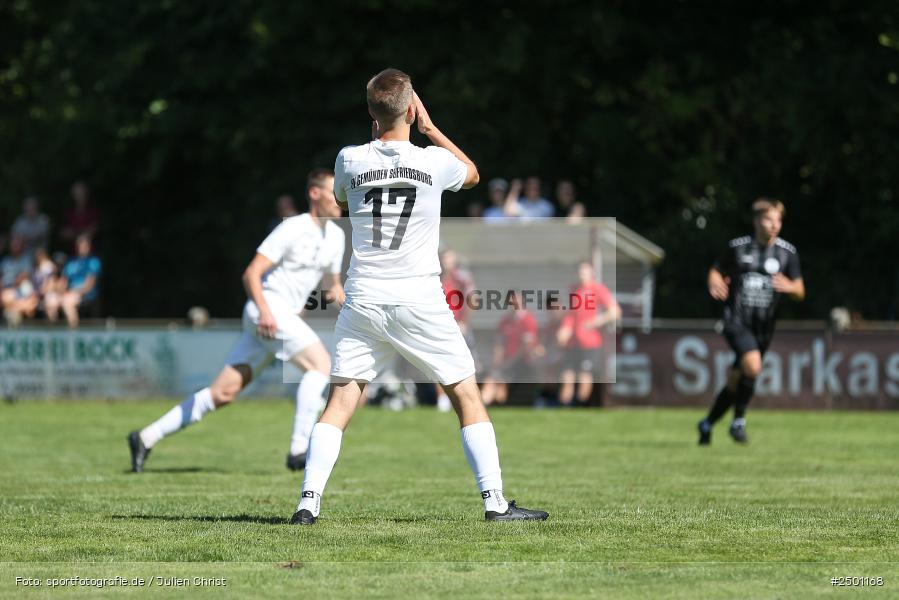Sportgelände, Gemünden, 17.08.2025, sport, action, BFV, Fussball, 5. Spieltag, Kreisliga Würzburg Gr. 2, TUS, FCGS, TuS Frammersbach II, FV Gemünden/Seifriedsburg - Bild-ID: 2501168 Sportgelände, Gemünden, 17.08.2025, sport, action, BFV, Fussball, 5. Spieltag, Kreisliga Würzburg Gr. 2, TUS, FCGS, TuS Frammersbach II, FV Gemünden/Seifriedsburg - Bild-ID: 2501168