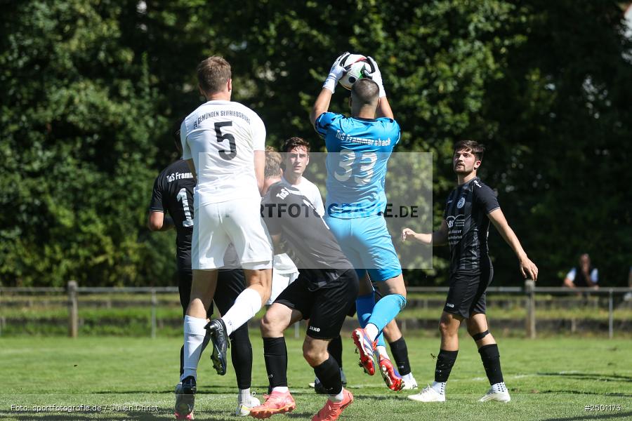Sportgelände, Gemünden, 17.08.2025, sport, action, BFV, Fussball, 5. Spieltag, Kreisliga Würzburg Gr. 2, TUS, FCGS, TuS Frammersbach II, FV Gemünden/Seifriedsburg - Bild-ID: 2501173 Sportgelände, Gemünden, 17.08.2025, sport, action, BFV, Fussball, 5. Spieltag, Kreisliga Würzburg Gr. 2, TUS, FCGS, TuS Frammersbach II, FV Gemünden/Seifriedsburg - Bild-ID: 2501173