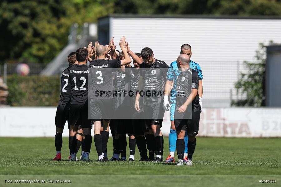 Sportgelände, Gemünden, 17.08.2025, sport, action, BFV, Fussball, 5. Spieltag, Kreisliga Würzburg Gr. 2, TUS, FCGS, TuS Frammersbach II, FV Gemünden/Seifriedsburg - Bild-ID: 2501180