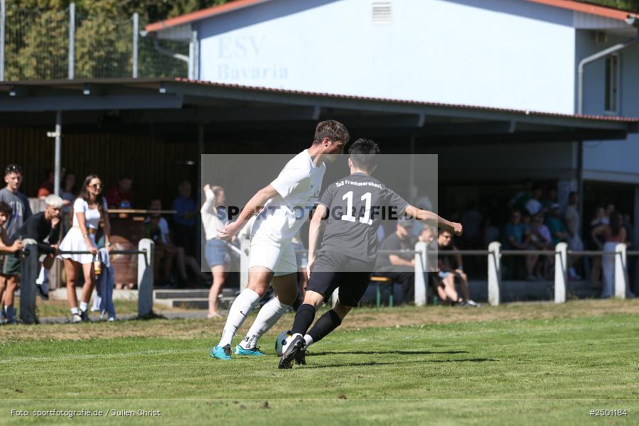 Sportgelände, Gemünden, 17.08.2025, sport, action, BFV, Fussball, 5. Spieltag, Kreisliga Würzburg Gr. 2, TUS, FCGS, TuS Frammersbach II, FV Gemünden/Seifriedsburg - Bild-ID: 2501184 Sportgelände, Gemünden, 17.08.2025, sport, action, BFV, Fussball, 5. Spieltag, Kreisliga Würzburg Gr. 2, TUS, FCGS, TuS Frammersbach II, FV Gemünden/Seifriedsburg - Bild-ID: 2501184