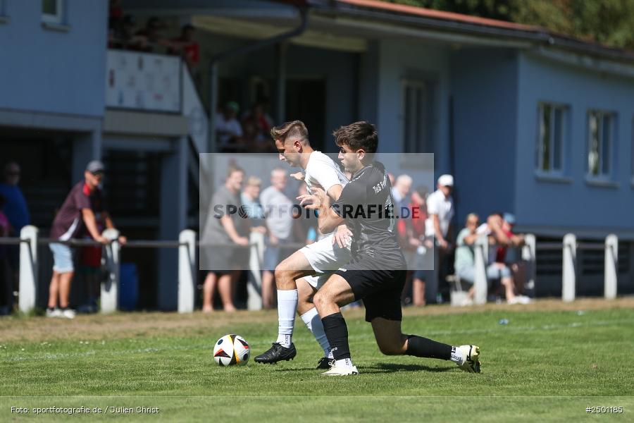 Sportgelände, Gemünden, 17.08.2025, sport, action, BFV, Fussball, 5. Spieltag, Kreisliga Würzburg Gr. 2, TUS, FCGS, TuS Frammersbach II, FV Gemünden/Seifriedsburg - Bild-ID: 2501185