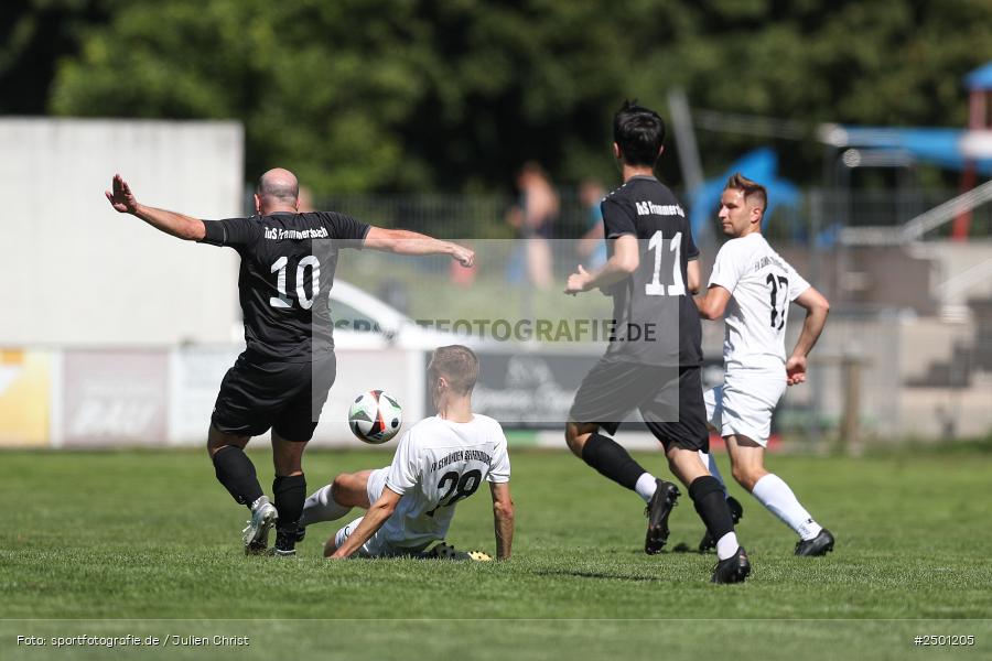 Sportgelände, Gemünden, 17.08.2025, sport, action, BFV, Fussball, 5. Spieltag, Kreisliga Würzburg Gr. 2, TUS, FCGS, TuS Frammersbach II, FV Gemünden/Seifriedsburg - Bild-ID: 2501205