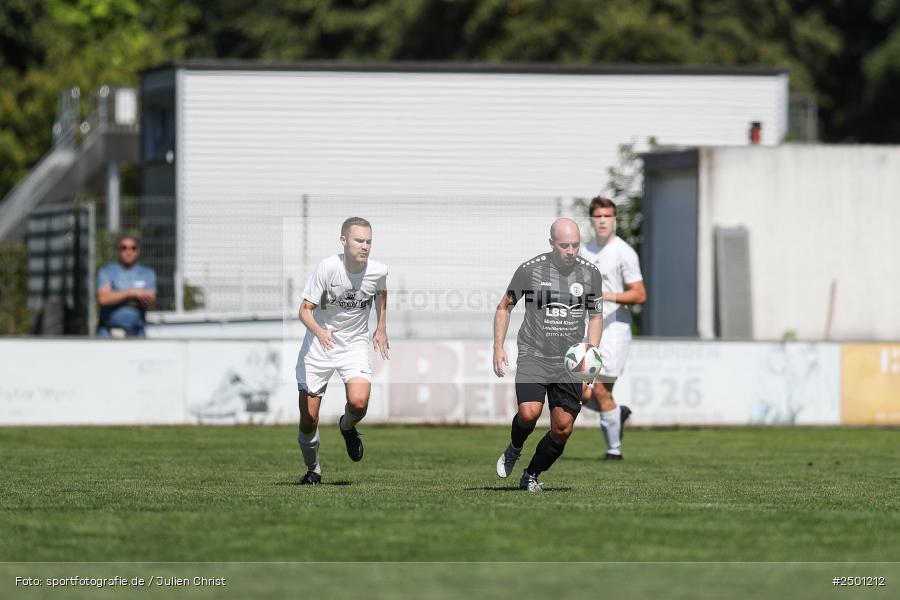 Sportgelände, Gemünden, 17.08.2025, sport, action, BFV, Fussball, 5. Spieltag, Kreisliga Würzburg Gr. 2, TUS, FCGS, TuS Frammersbach II, FV Gemünden/Seifriedsburg - Bild-ID: 2501212