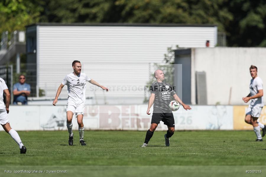 Sportgelände, Gemünden, 17.08.2025, sport, action, BFV, Fussball, 5. Spieltag, Kreisliga Würzburg Gr. 2, TUS, FCGS, TuS Frammersbach II, FV Gemünden/Seifriedsburg - Bild-ID: 2501213 Sportgelände, Gemünden, 17.08.2025, sport, action, BFV, Fussball, 5. Spieltag, Kreisliga Würzburg Gr. 2, TUS, FCGS, TuS Frammersbach II, FV Gemünden/Seifriedsburg - Bild-ID: 2501213