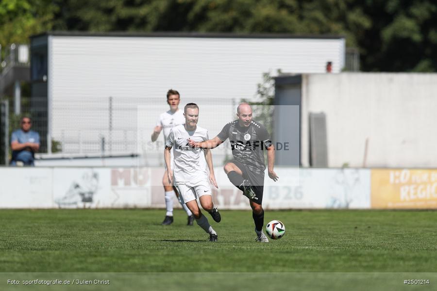 Sportgelände, Gemünden, 17.08.2025, sport, action, BFV, Fussball, 5. Spieltag, Kreisliga Würzburg Gr. 2, TUS, FCGS, TuS Frammersbach II, FV Gemünden/Seifriedsburg - Bild-ID: 2501214 Sportgelände, Gemünden, 17.08.2025, sport, action, BFV, Fussball, 5. Spieltag, Kreisliga Würzburg Gr. 2, TUS, FCGS, TuS Frammersbach II, FV Gemünden/Seifriedsburg - Bild-ID: 2501214