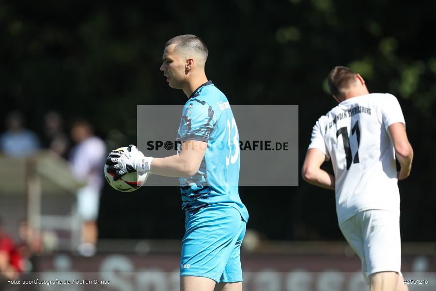 Sportgelände, Gemünden, 17.08.2025, sport, action, BFV, Fussball, 5. Spieltag, Kreisliga Würzburg Gr. 2, TUS, FCGS, TuS Frammersbach II, FV Gemünden/Seifriedsburg - Bild-ID: 2501216 Sportgelände, Gemünden, 17.08.2025, sport, action, BFV, Fussball, 5. Spieltag, Kreisliga Würzburg Gr. 2, TUS, FCGS, TuS Frammersbach II, FV Gemünden/Seifriedsburg - Bild-ID: 2501216