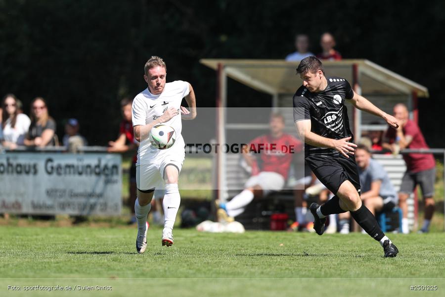 Sportgelände, Gemünden, 17.08.2025, sport, action, BFV, Fussball, 5. Spieltag, Kreisliga Würzburg Gr. 2, TUS, FCGS, TuS Frammersbach II, FV Gemünden/Seifriedsburg - Bild-ID: 2501225 Sportgelände, Gemünden, 17.08.2025, sport, action, BFV, Fussball, 5. Spieltag, Kreisliga Würzburg Gr. 2, TUS, FCGS, TuS Frammersbach II, FV Gemünden/Seifriedsburg - Bild-ID: 2501225