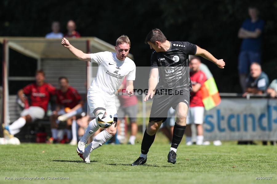 Sportgelände, Gemünden, 17.08.2025, sport, action, BFV, Fussball, 5. Spieltag, Kreisliga Würzburg Gr. 2, TUS, FCGS, TuS Frammersbach II, FV Gemünden/Seifriedsburg - Bild-ID: 2501227 Sportgelände, Gemünden, 17.08.2025, sport, action, BFV, Fussball, 5. Spieltag, Kreisliga Würzburg Gr. 2, TUS, FCGS, TuS Frammersbach II, FV Gemünden/Seifriedsburg - Bild-ID: 2501227