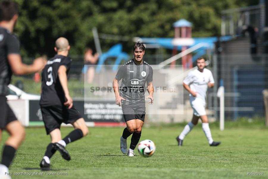 Sportgelände, Gemünden, 17.08.2025, sport, action, BFV, Fussball, 5. Spieltag, Kreisliga Würzburg Gr. 2, TUS, FCGS, TuS Frammersbach II, FV Gemünden/Seifriedsburg - Bild-ID: 2501232 Sportgelände, Gemünden, 17.08.2025, sport, action, BFV, Fussball, 5. Spieltag, Kreisliga Würzburg Gr. 2, TUS, FCGS, TuS Frammersbach II, FV Gemünden/Seifriedsburg - Bild-ID: 2501232