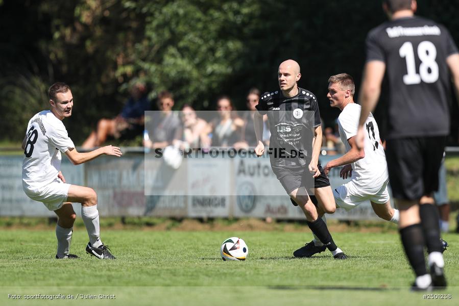 Sportgelände, Gemünden, 17.08.2025, sport, action, BFV, Fussball, 5. Spieltag, Kreisliga Würzburg Gr. 2, TUS, FCGS, TuS Frammersbach II, FV Gemünden/Seifriedsburg - Bild-ID: 2501238 Sportgelände, Gemünden, 17.08.2025, sport, action, BFV, Fussball, 5. Spieltag, Kreisliga Würzburg Gr. 2, TUS, FCGS, TuS Frammersbach II, FV Gemünden/Seifriedsburg - Bild-ID: 2501238