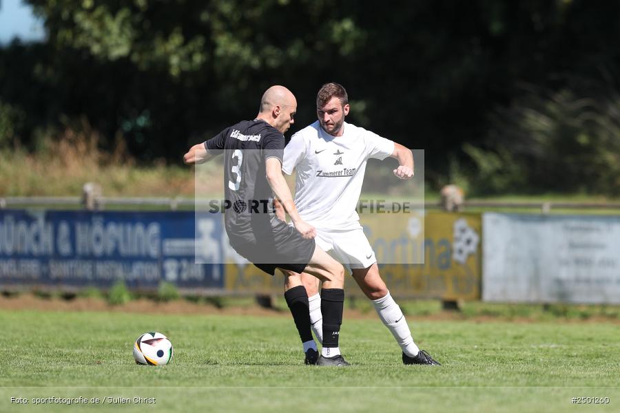 Sportgelände, Gemünden, 17.08.2025, sport, action, BFV, Fussball, 5. Spieltag, Kreisliga Würzburg Gr. 2, TUS, FCGS, TuS Frammersbach II, FV Gemünden/Seifriedsburg - Bild-ID: 2501260 Sportgelände, Gemünden, 17.08.2025, sport, action, BFV, Fussball, 5. Spieltag, Kreisliga Würzburg Gr. 2, TUS, FCGS, TuS Frammersbach II, FV Gemünden/Seifriedsburg - Bild-ID: 2501260