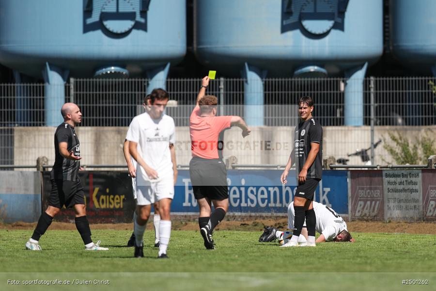Sportgelände, Gemünden, 17.08.2025, sport, action, BFV, Fussball, 5. Spieltag, Kreisliga Würzburg Gr. 2, TUS, FCGS, TuS Frammersbach II, FV Gemünden/Seifriedsburg - Bild-ID: 2501262 Sportgelände, Gemünden, 17.08.2025, sport, action, BFV, Fussball, 5. Spieltag, Kreisliga Würzburg Gr. 2, TUS, FCGS, TuS Frammersbach II, FV Gemünden/Seifriedsburg - Bild-ID: 2501262