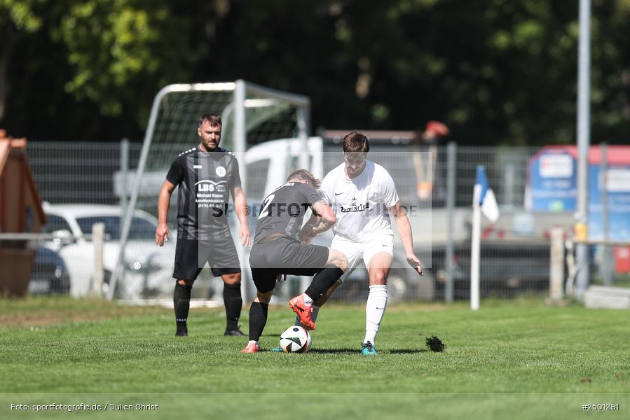 Sportgelände, Gemünden, 17.08.2025, sport, action, BFV, Fussball, 5. Spieltag, Kreisliga Würzburg Gr. 2, TUS, FCGS, TuS Frammersbach II, FV Gemünden/Seifriedsburg - Bild-ID: 2501281