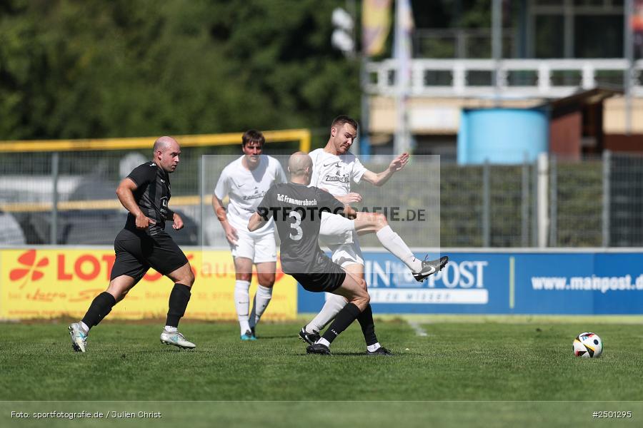 Sportgelände, Gemünden, 17.08.2025, sport, action, BFV, Fussball, 5. Spieltag, Kreisliga Würzburg Gr. 2, TUS, FCGS, TuS Frammersbach II, FV Gemünden/Seifriedsburg - Bild-ID: 2501295 Sportgelände, Gemünden, 17.08.2025, sport, action, BFV, Fussball, 5. Spieltag, Kreisliga Würzburg Gr. 2, TUS, FCGS, TuS Frammersbach II, FV Gemünden/Seifriedsburg - Bild-ID: 2501295