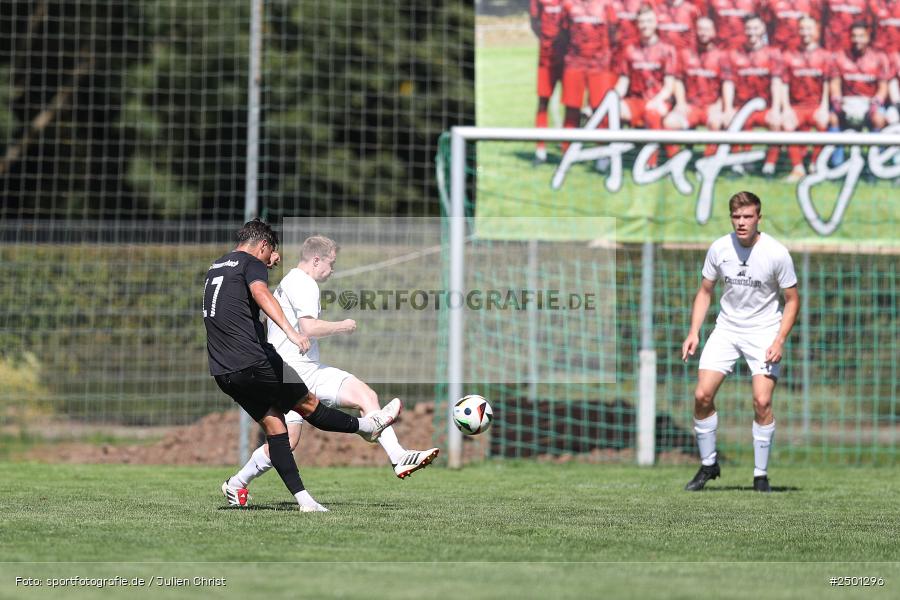 Sportgelände, Gemünden, 17.08.2025, sport, action, BFV, Fussball, 5. Spieltag, Kreisliga Würzburg Gr. 2, TUS, FCGS, TuS Frammersbach II, FV Gemünden/Seifriedsburg - Bild-ID: 2501296 Sportgelände, Gemünden, 17.08.2025, sport, action, BFV, Fussball, 5. Spieltag, Kreisliga Würzburg Gr. 2, TUS, FCGS, TuS Frammersbach II, FV Gemünden/Seifriedsburg - Bild-ID: 2501296