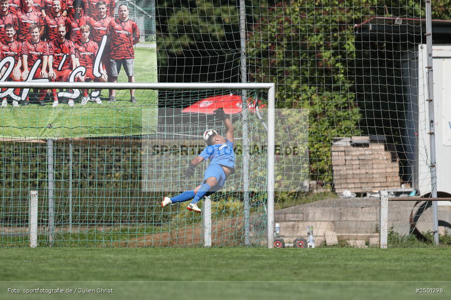 Sportgelände, Gemünden, 17.08.2025, sport, action, BFV, Fussball, 5. Spieltag, Kreisliga Würzburg Gr. 2, TUS, FCGS, TuS Frammersbach II, FV Gemünden/Seifriedsburg - Bild-ID: 2501298 Sportgelände, Gemünden, 17.08.2025, sport, action, BFV, Fussball, 5. Spieltag, Kreisliga Würzburg Gr. 2, TUS, FCGS, TuS Frammersbach II, FV Gemünden/Seifriedsburg - Bild-ID: 2501298