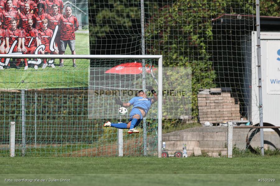 Sportgelände, Gemünden, 17.08.2025, sport, action, BFV, Fussball, 5. Spieltag, Kreisliga Würzburg Gr. 2, TUS, FCGS, TuS Frammersbach II, FV Gemünden/Seifriedsburg - Bild-ID: 2501299 Sportgelände, Gemünden, 17.08.2025, sport, action, BFV, Fussball, 5. Spieltag, Kreisliga Würzburg Gr. 2, TUS, FCGS, TuS Frammersbach II, FV Gemünden/Seifriedsburg - Bild-ID: 2501299