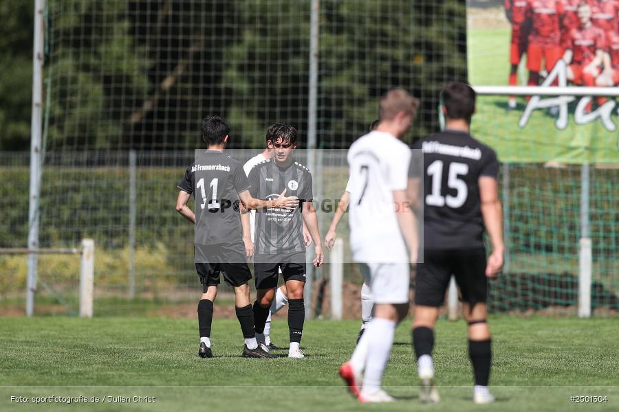 Sportgelände, Gemünden, 17.08.2025, sport, action, BFV, Fussball, 5. Spieltag, Kreisliga Würzburg Gr. 2, TUS, FCGS, TuS Frammersbach II, FV Gemünden/Seifriedsburg - Bild-ID: 2501304 Sportgelände, Gemünden, 17.08.2025, sport, action, BFV, Fussball, 5. Spieltag, Kreisliga Würzburg Gr. 2, TUS, FCGS, TuS Frammersbach II, FV Gemünden/Seifriedsburg - Bild-ID: 2501304