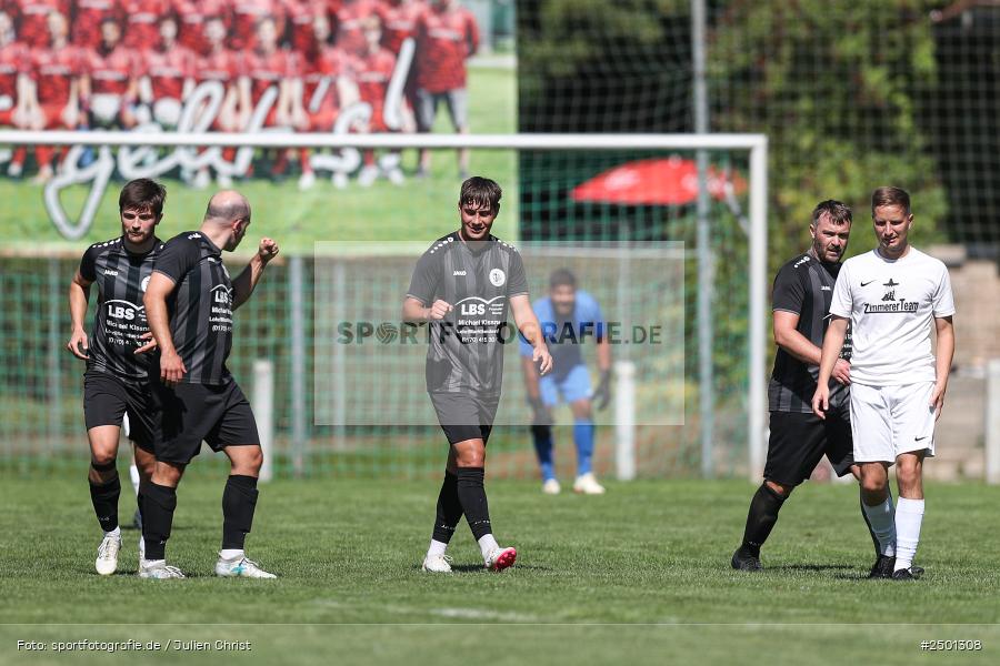 Sportgelände, Gemünden, 17.08.2025, sport, action, BFV, Fussball, 5. Spieltag, Kreisliga Würzburg Gr. 2, TUS, FCGS, TuS Frammersbach II, FV Gemünden/Seifriedsburg - Bild-ID: 2501308