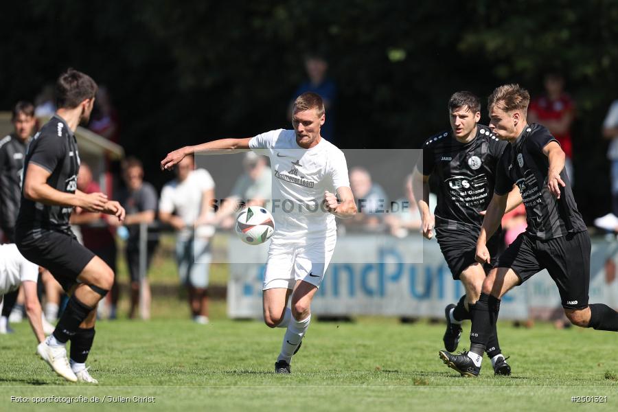 Sportgelände, Gemünden, 17.08.2025, sport, action, BFV, Fussball, 5. Spieltag, Kreisliga Würzburg Gr. 2, TUS, FCGS, TuS Frammersbach II, FV Gemünden/Seifriedsburg - Bild-ID: 2501321 Sportgelände, Gemünden, 17.08.2025, sport, action, BFV, Fussball, 5. Spieltag, Kreisliga Würzburg Gr. 2, TUS, FCGS, TuS Frammersbach II, FV Gemünden/Seifriedsburg - Bild-ID: 2501321