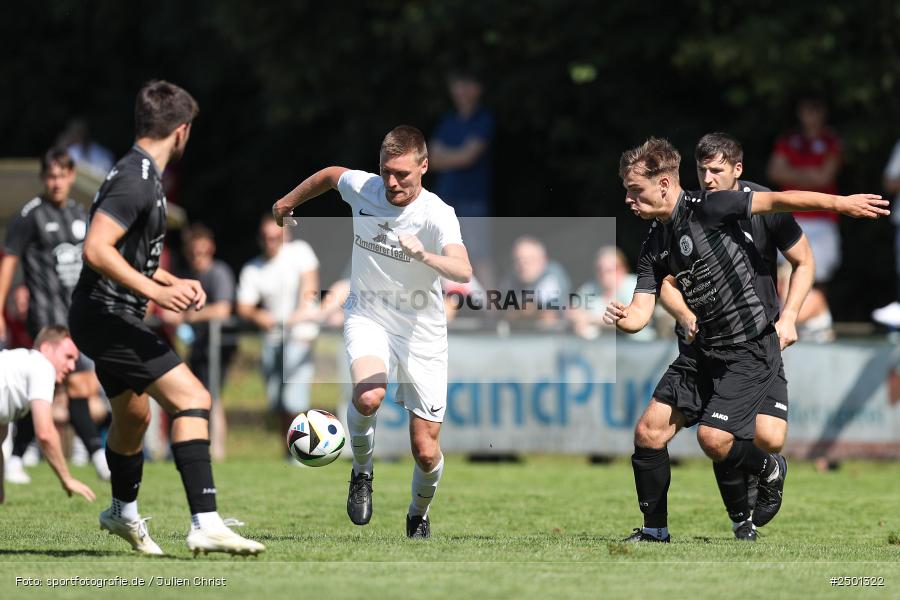 Sportgelände, Gemünden, 17.08.2025, sport, action, BFV, Fussball, 5. Spieltag, Kreisliga Würzburg Gr. 2, TUS, FCGS, TuS Frammersbach II, FV Gemünden/Seifriedsburg - Bild-ID: 2501322 Sportgelände, Gemünden, 17.08.2025, sport, action, BFV, Fussball, 5. Spieltag, Kreisliga Würzburg Gr. 2, TUS, FCGS, TuS Frammersbach II, FV Gemünden/Seifriedsburg - Bild-ID: 2501322