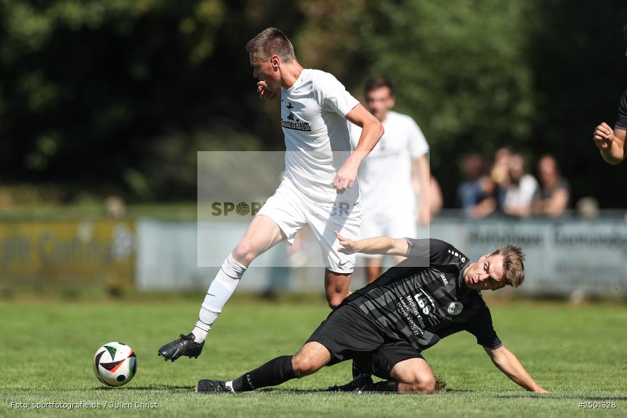 Sportgelände, Gemünden, 17.08.2025, sport, action, BFV, Fussball, 5. Spieltag, Kreisliga Würzburg Gr. 2, TUS, FCGS, TuS Frammersbach II, FV Gemünden/Seifriedsburg - Bild-ID: 2501328 Sportgelände, Gemünden, 17.08.2025, sport, action, BFV, Fussball, 5. Spieltag, Kreisliga Würzburg Gr. 2, TUS, FCGS, TuS Frammersbach II, FV Gemünden/Seifriedsburg - Bild-ID: 2501328
