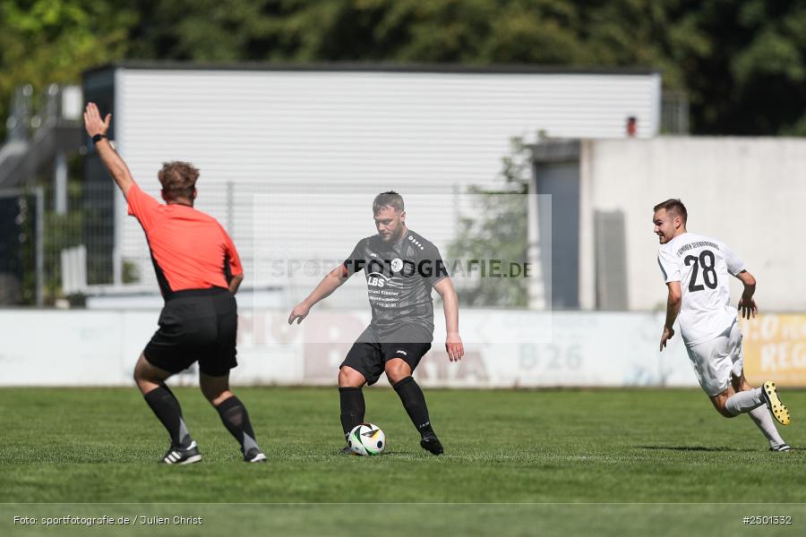Sportgelände, Gemünden, 17.08.2025, sport, action, BFV, Fussball, 5. Spieltag, Kreisliga Würzburg Gr. 2, TUS, FCGS, TuS Frammersbach II, FV Gemünden/Seifriedsburg - Bild-ID: 2501332