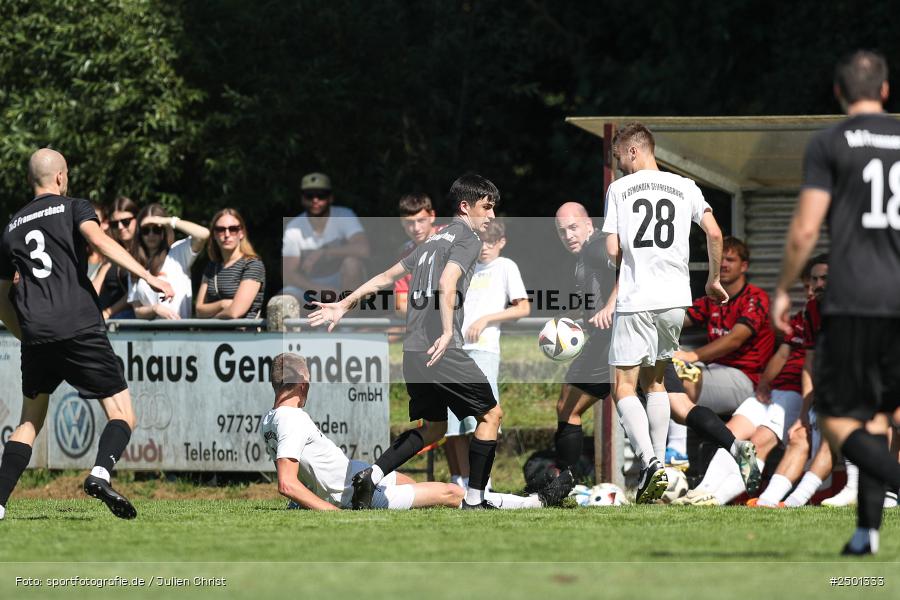 Sportgelände, Gemünden, 17.08.2025, sport, action, BFV, Fussball, 5. Spieltag, Kreisliga Würzburg Gr. 2, TUS, FCGS, TuS Frammersbach II, FV Gemünden/Seifriedsburg - Bild-ID: 2501333 Sportgelände, Gemünden, 17.08.2025, sport, action, BFV, Fussball, 5. Spieltag, Kreisliga Würzburg Gr. 2, TUS, FCGS, TuS Frammersbach II, FV Gemünden/Seifriedsburg - Bild-ID: 2501333