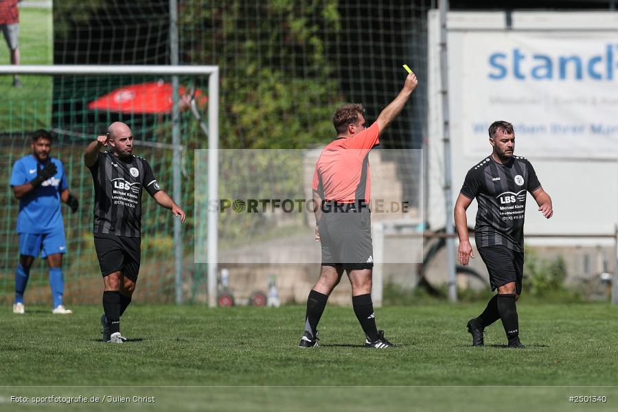 Sportgelände, Gemünden, 17.08.2025, sport, action, BFV, Fussball, 5. Spieltag, Kreisliga Würzburg Gr. 2, TUS, FCGS, TuS Frammersbach II, FV Gemünden/Seifriedsburg - Bild-ID: 2501340 Sportgelände, Gemünden, 17.08.2025, sport, action, BFV, Fussball, 5. Spieltag, Kreisliga Würzburg Gr. 2, TUS, FCGS, TuS Frammersbach II, FV Gemünden/Seifriedsburg - Bild-ID: 2501340