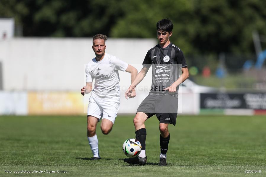 Sportgelände, Gemünden, 17.08.2025, sport, action, BFV, Fussball, 5. Spieltag, Kreisliga Würzburg Gr. 2, TUS, FCGS, TuS Frammersbach II, FV Gemünden/Seifriedsburg - Bild-ID: 2501348