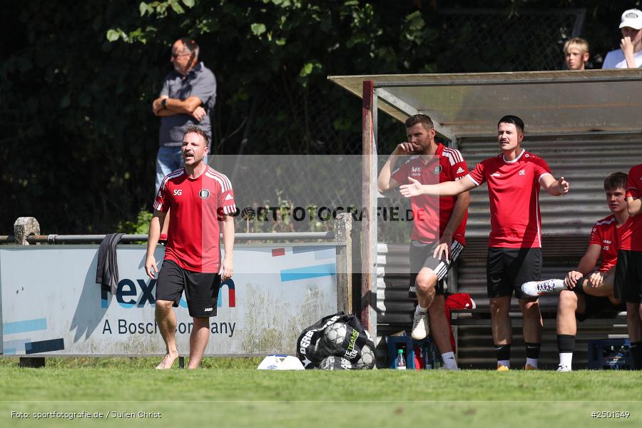 Sportgelände, Gemünden, 17.08.2025, sport, action, BFV, Fussball, 5. Spieltag, Kreisliga Würzburg Gr. 2, TUS, FCGS, TuS Frammersbach II, FV Gemünden/Seifriedsburg - Bild-ID: 2501349 Sportgelände, Gemünden, 17.08.2025, sport, action, BFV, Fussball, 5. Spieltag, Kreisliga Würzburg Gr. 2, TUS, FCGS, TuS Frammersbach II, FV Gemünden/Seifriedsburg - Bild-ID: 2501349