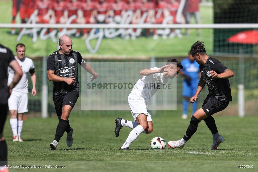 Sportgelände, Gemünden, 17.08.2025, sport, action, BFV, Fussball, 5. Spieltag, Kreisliga Würzburg Gr. 2, TUS, FCGS, TuS Frammersbach II, FV Gemünden/Seifriedsburg - Bild-ID: 2501360