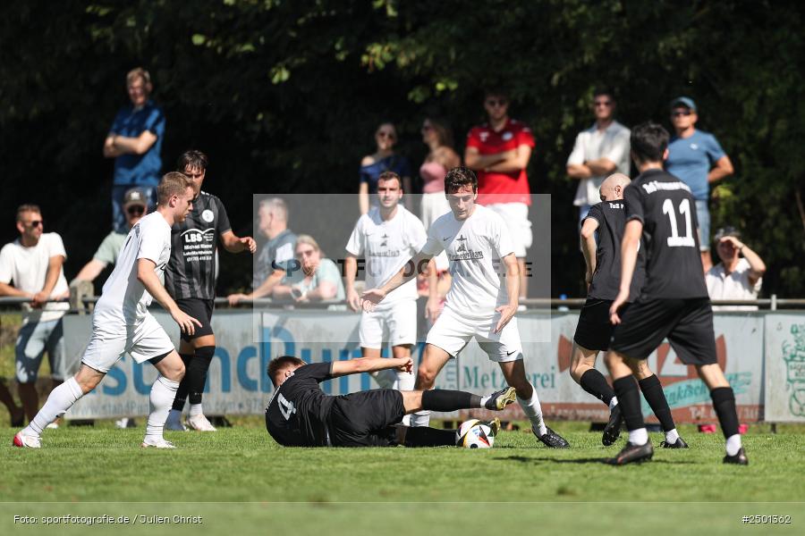 Sportgelände, Gemünden, 17.08.2025, sport, action, BFV, Fussball, 5. Spieltag, Kreisliga Würzburg Gr. 2, TUS, FCGS, TuS Frammersbach II, FV Gemünden/Seifriedsburg - Bild-ID: 2501362 Sportgelände, Gemünden, 17.08.2025, sport, action, BFV, Fussball, 5. Spieltag, Kreisliga Würzburg Gr. 2, TUS, FCGS, TuS Frammersbach II, FV Gemünden/Seifriedsburg - Bild-ID: 2501362