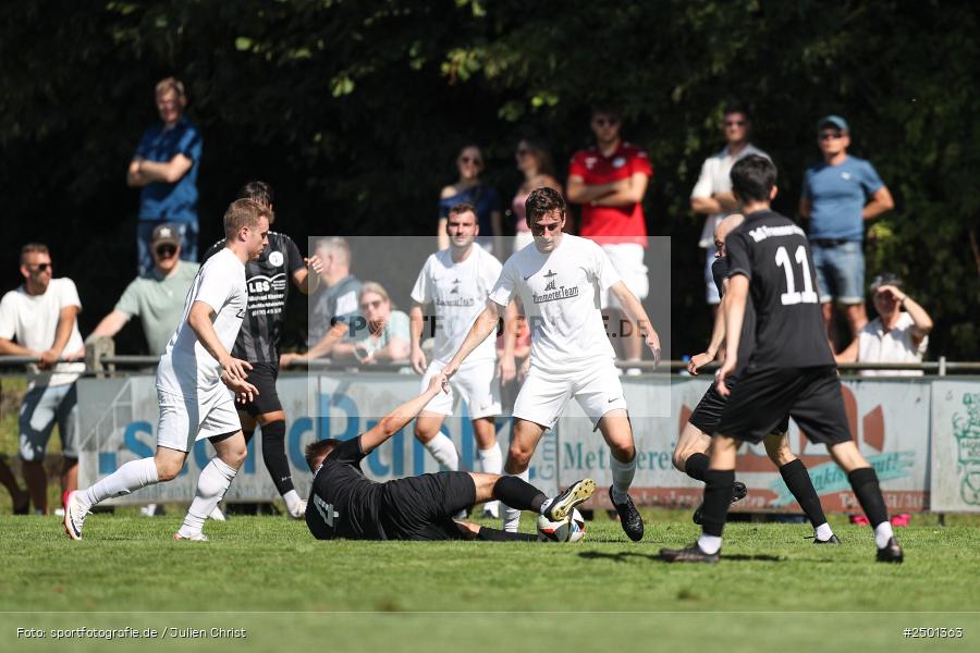 Sportgelände, Gemünden, 17.08.2025, sport, action, BFV, Fussball, 5. Spieltag, Kreisliga Würzburg Gr. 2, TUS, FCGS, TuS Frammersbach II, FV Gemünden/Seifriedsburg - Bild-ID: 2501363 Sportgelände, Gemünden, 17.08.2025, sport, action, BFV, Fussball, 5. Spieltag, Kreisliga Würzburg Gr. 2, TUS, FCGS, TuS Frammersbach II, FV Gemünden/Seifriedsburg - Bild-ID: 2501363