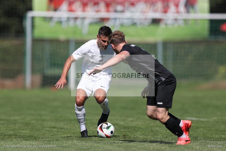 Sportgelände, Gemünden, 17.08.2025, sport, action, BFV, Fussball, 5. Spieltag, Kreisliga Würzburg Gr. 2, TUS, FCGS, TuS Frammersbach II, FV Gemünden/Seifriedsburg - Bild-ID: 2501365
