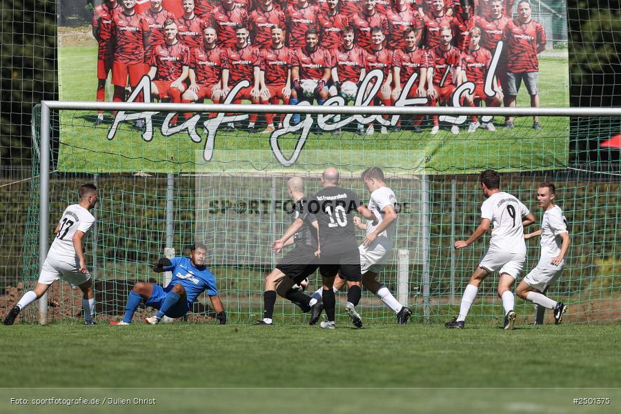 Sportgelände, Gemünden, 17.08.2025, sport, action, BFV, Fussball, 5. Spieltag, Kreisliga Würzburg Gr. 2, TUS, FCGS, TuS Frammersbach II, FV Gemünden/Seifriedsburg - Bild-ID: 2501375 Sportgelände, Gemünden, 17.08.2025, sport, action, BFV, Fussball, 5. Spieltag, Kreisliga Würzburg Gr. 2, TUS, FCGS, TuS Frammersbach II, FV Gemünden/Seifriedsburg - Bild-ID: 2501375