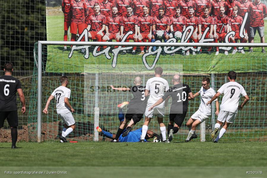 Sportgelände, Gemünden, 17.08.2025, sport, action, BFV, Fussball, 5. Spieltag, Kreisliga Würzburg Gr. 2, TUS, FCGS, TuS Frammersbach II, FV Gemünden/Seifriedsburg - Bild-ID: 2501378 Sportgelände, Gemünden, 17.08.2025, sport, action, BFV, Fussball, 5. Spieltag, Kreisliga Würzburg Gr. 2, TUS, FCGS, TuS Frammersbach II, FV Gemünden/Seifriedsburg - Bild-ID: 2501378